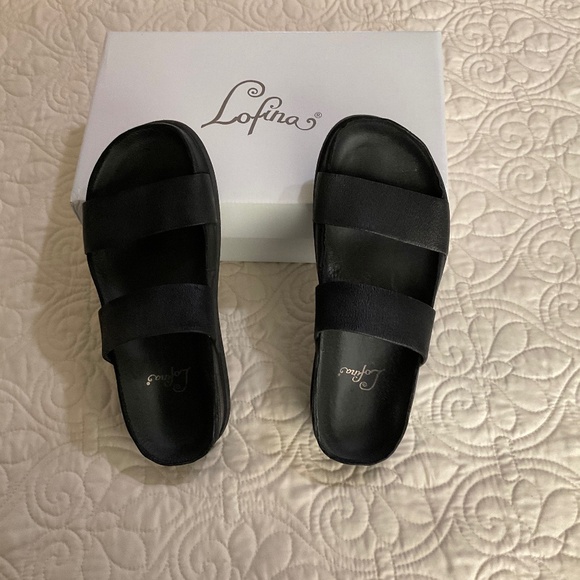 Black Women's Sandals - Picture 1 of 5